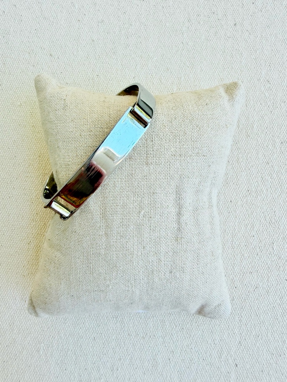 *Hinged Cuff Bracelet* KEEP COLLECTIVE Retired Silver Used Good Condition